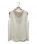 theory luxe（セオリーリュクス）の古着「ノースリーブブラウス」｜アイボリー