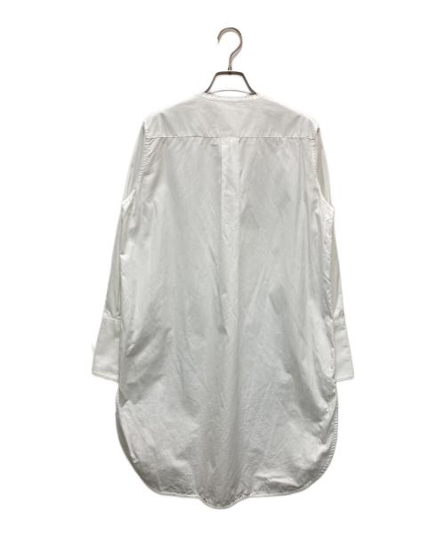 VERMEIL par iena（ヴェルメイユ パー イエナ）VERMEIL par iena (ヴェルメイユ パー イエナ) THOMAS MASON (トーマスメイソン) スタンドカラーシャツ ホワイト サイズ:38の古着・服飾アイテム