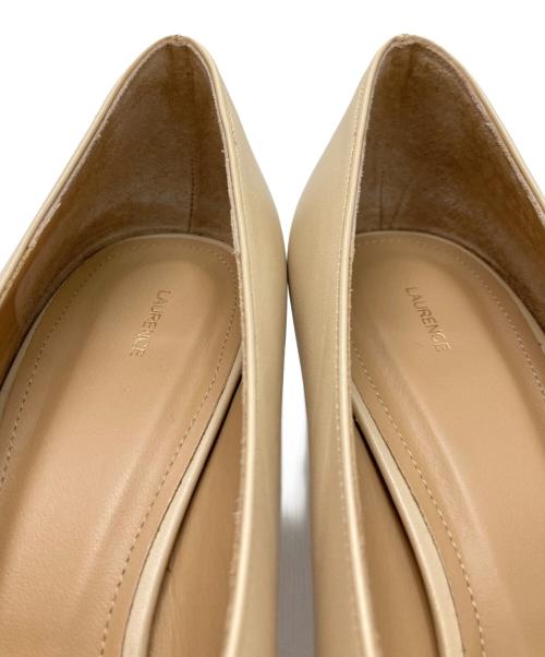 LAURENCE（ロランス）LAURENCE (ロランス) MOCK ARCHパンプス ベージュ サイズ:37 未使用品の古着・服飾アイテム