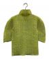 me ISSEY MIYAKE (ミーイッセイ ミヤケ) プリーツカットソー 黄緑 サイズ:-：9000円
