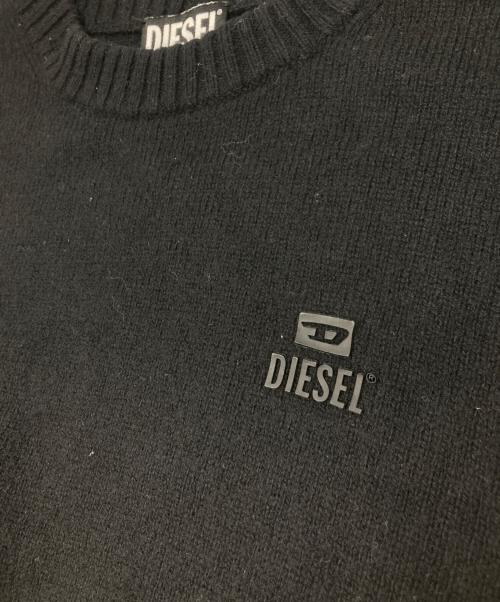 DIESEL（ディーゼル）DIESEL (ディーゼル) ニット ブラック サイズ:Mの古着・服飾アイテム