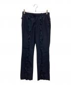 UNDERCOVERアンダーカバー）の古着「フリルパンツ」｜ネイビー