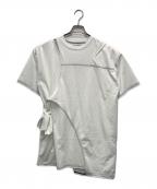MAISON SPECIALメゾンスペシャル）の古着「カッティングオーバーTシャツ」｜ホワイト