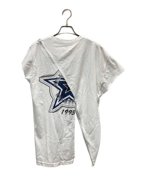 77circa（ナナナナサーカ）77circa (ナナナナサーカ) circa make bias cut 2way top ホワイト サイズ:FREEの古着・服飾アイテム