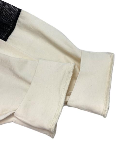 MAISON SPECIAL（メゾンスペシャル）MAISON SPECIAL (メゾンスペシャル) メッシュコンビラガーシャツ アイボリー サイズ:FREEの古着・服飾アイテム