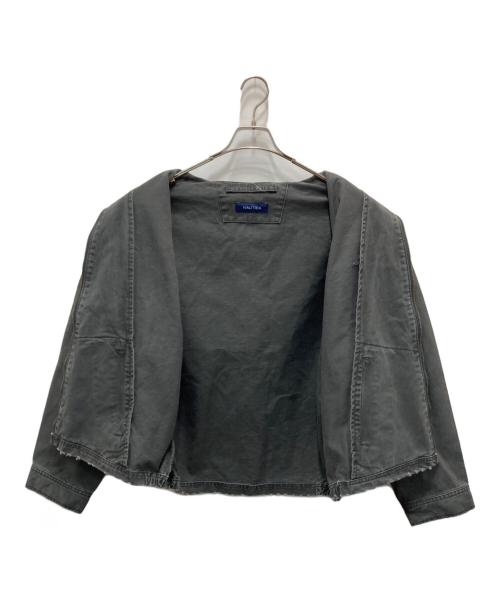 NAUTICA（ノーティカ）NAUTICA (ノーティカ) クラッシュドチノ ジップアップブルゾン グレー サイズ:XL 未使用品の古着・服飾アイテム