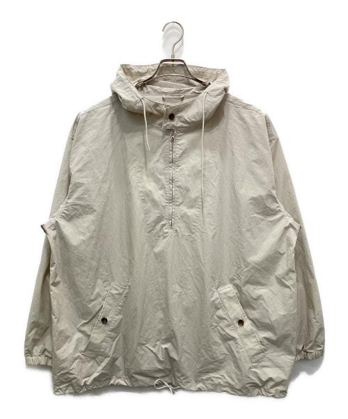 ENDS and MEANS（エンズアンド ミーンズ）ENDS and MEANS (エンズアンド ミーンズ) Anorak Jacket/コットンナイロンアノラックパーカー ベージュ サイズ:XLの古着・服飾アイテム