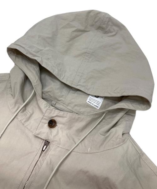 ENDS and MEANS（エンズアンド ミーンズ）ENDS and MEANS (エンズアンド ミーンズ) Anorak Jacket/コットンナイロンアノラックパーカー ベージュ サイズ:XLの古着・服飾アイテム