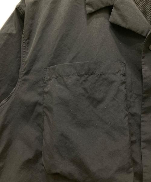 WILD THINGS（ワイルドシングス）WILD THINGS (ワイルドシングス) ナイロンキャンプシャツ ブラック サイズ:Lの古着・服飾アイテム