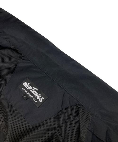 WILD THINGS（ワイルドシングス）WILD THINGS (ワイルドシングス) ナイロンキャンプシャツ ブラック サイズ:Lの古着・服飾アイテム