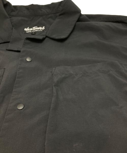 WILD THINGS（ワイルドシングス）WILD THINGS (ワイルドシングス) ナイロンキャンプシャツ ブラック サイズ:Lの古着・服飾アイテム