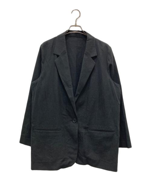 THE SHINZONE（ザ シンゾーン）THE SHINZONE (ザ シンゾーン) コットンリネンイージージャケット ブラック サイズ:34の古着・服飾アイテム