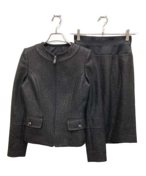 BURBERRY BLACK LABEL（バーバリーブラックレーベル）BURBERRY BLACK LABEL (バーバリーブラックレーベル) セットアップスーツ ブラック サイズ:38の古着・服飾アイテム