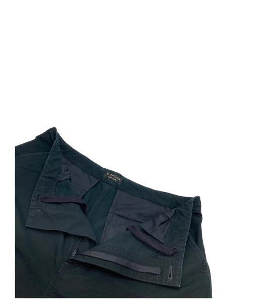 BALENCIAGA（バレンシアガ）BALENCIAGA (バレンシアガ) Navy Blue Cotton Cargo Pant/カーゴパンツ ブラック サイズ:XSの古着・服飾アイテム