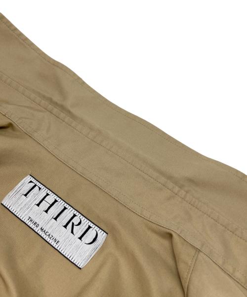 THIRD MAGAZINE（サードマガジン）THIRD MAGAZINE (サードマガジン) 撥水ボクシーシャツ ベージュ サイズ:9の古着・服飾アイテム