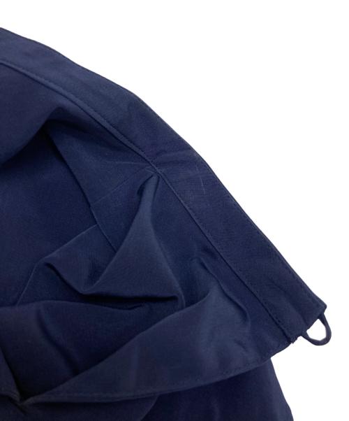 BALLSEY（ボールジィ）BALLSEY (ボールジィ) シルキークロス ギャザーワンピース ネイビー サイズ:36の古着・服飾アイテム