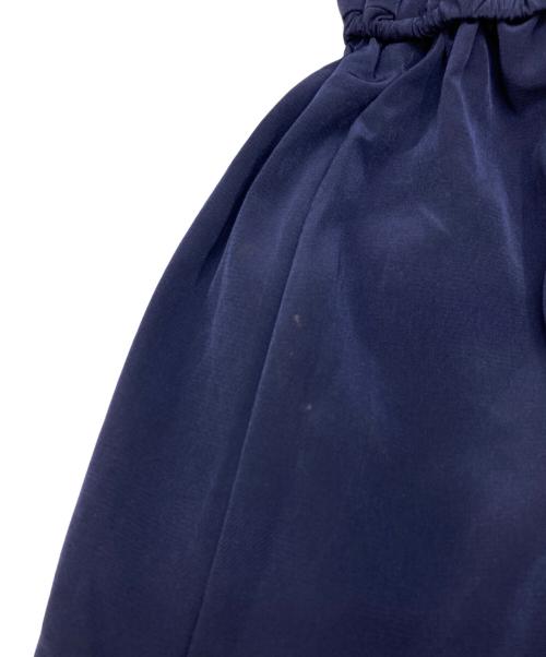 BALLSEY（ボールジィ）BALLSEY (ボールジィ) シルキークロス ギャザーワンピース ネイビー サイズ:36の古着・服飾アイテム
