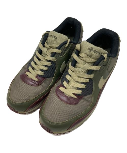 NIKE（ナイキ）NIKE (ナイキ) AIR MAX 90 GTX グリーン×パープル サイズ:27の古着・服飾アイテム