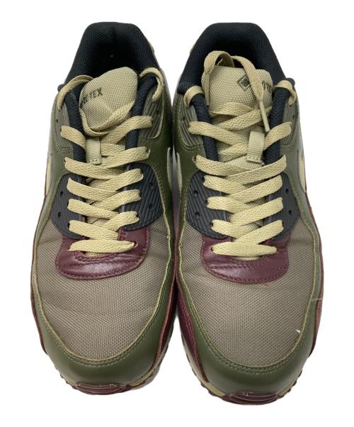 NIKE（ナイキ）NIKE (ナイキ) AIR MAX 90 GTX グリーン×パープル サイズ:27の古着・服飾アイテム