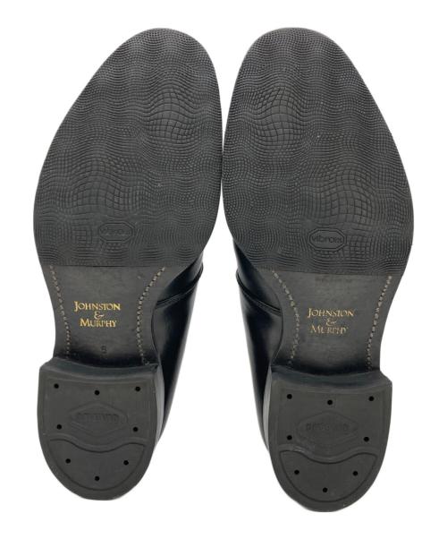 JOHNSTON&MURPHY（ジョンストン＆マーフィー）JOHNSTON&MURPHY (ジョンストン＆マーフィー) シングルモンクストラップシューズ ブラック サイズ:6の古着・服飾アイテム