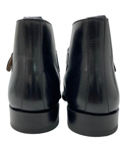 JOHNSTON&MURPHY（ジョンストン＆マーフィー）JOHNSTON&MURPHY (ジョンストン＆マーフィー) シングルモンクブーツ ブラック サイズ:6Dの古着・服飾アイテム