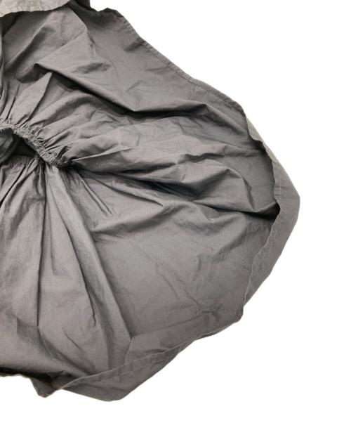 merlette（マーレット）Merlette (マーレット) TOMORROW LAND (トゥモローランド) フリルギャザーブラウス ブラック サイズ:不明(実寸参照)の古着・服飾アイテム