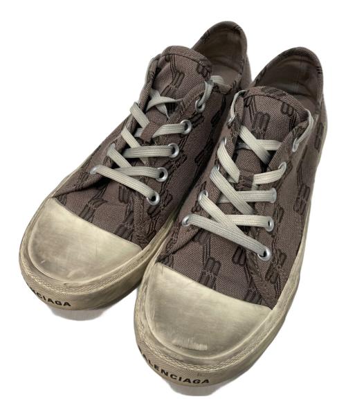 BALENCIAGA（バレンシアガ）BALENCIAGA (バレンシアガ) PARIS LOW TOP ブラウン サイズ:40の古着・服飾アイテム