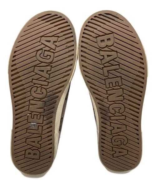 BALENCIAGA（バレンシアガ）BALENCIAGA (バレンシアガ) PARIS LOW TOP ブラウン サイズ:40の古着・服飾アイテム