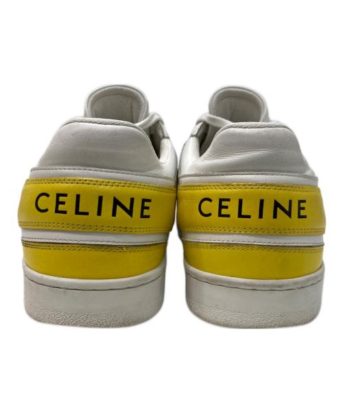 CELINE（セリーヌ）CELINE (セリーヌ) ローカットスニーカー イエロー×ホワイト サイズ:38の古着・服飾アイテム