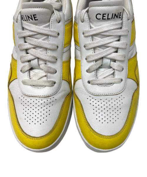 CELINE（セリーヌ）CELINE (セリーヌ) ローカットスニーカー イエロー×ホワイト サイズ:38の古着・服飾アイテム