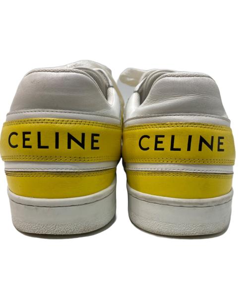 CELINE（セリーヌ）CELINE (セリーヌ) ローカットスニーカー イエロー×ホワイト サイズ:38の古着・服飾アイテム