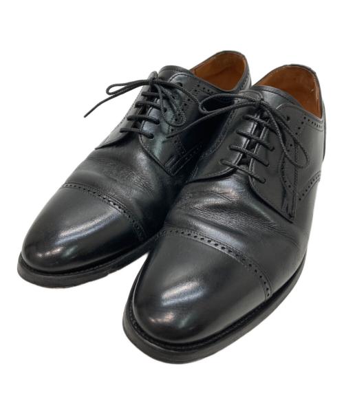 SCOTCH GRAIN（スコッチグレイン）SCOTCH GRAIN (スコッチグレイン) ストレートチップシューズ ブラック サイズ:24の古着・服飾アイテム