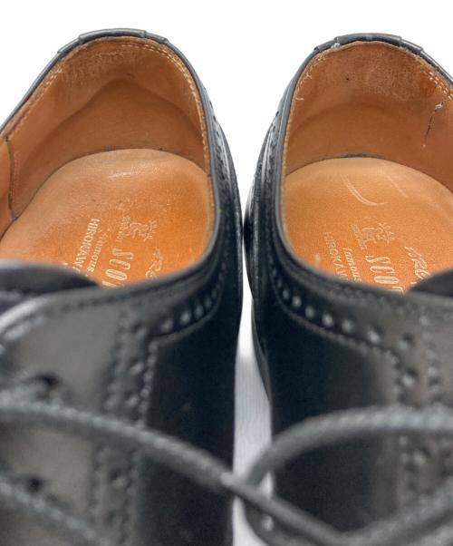 SCOTCH GRAIN（スコッチグレイン）SCOTCH GRAIN (スコッチグレイン) ストレートチップシューズ ブラック サイズ:24の古着・服飾アイテム