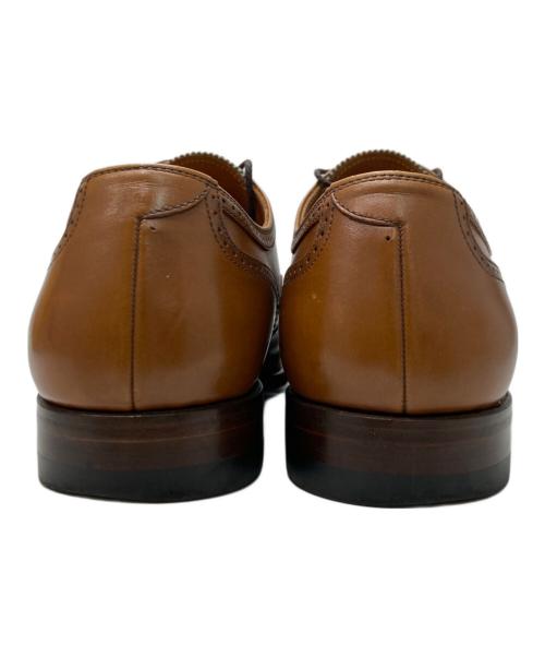 SCOTCH GRAIN（スコッチグレイン）SCOTCH GRAIN (スコッチグレイン) メダリオンウィングチップシューズ ブラウン サイズ:24cmの古着・服飾アイテム