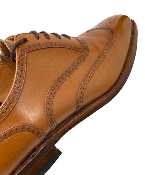 SCOTCH GRAIN（スコッチグレイン）SCOTCH GRAIN (スコッチグレイン) メダリオンウィングチップシューズ ブラウン サイズ:24cmの古着・服飾アイテム