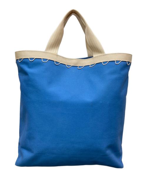 F/CE.（エフシーイー）F/CE. (エフシーイー) 撥水 キャンバス トート ブルーの古着・服飾アイテム