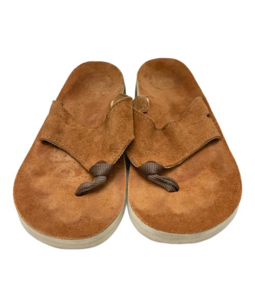 The Sandalman（ザサンダルマン）The Sandalman (ザサンダルマン) トングサンダル ブラウン サイズ:10の古着・服飾アイテム