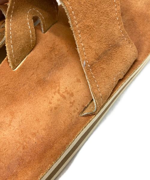 The Sandalman（ザサンダルマン）The Sandalman (ザサンダルマン) トングサンダル ブラウン サイズ:10の古着・服飾アイテム