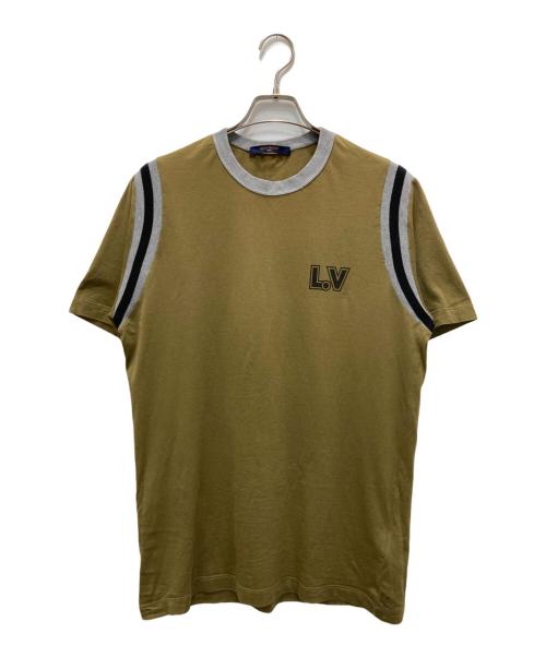 LOUIS VUITTON（ルイ ヴィトン）LOUIS VUITTON (ルイ ヴィトン) ALOHAロゴTシャツ カーキ サイズ:Mの古着・服飾アイテム