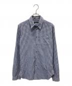 DOLCE & GABBANAドルチェ＆ガッバーナ）の古着「チェックシャツ」｜ネイビー