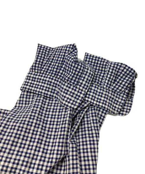 DOLCE & GABBANA（ドルチェ＆ガッバーナ）DOLCE & GABBANA (ドルチェ＆ガッバーナ) チェックシャツ ネイビー サイズ:38の古着・服飾アイテム