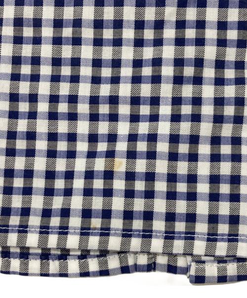 DOLCE & GABBANA（ドルチェ＆ガッバーナ）DOLCE & GABBANA (ドルチェ＆ガッバーナ) チェックシャツ ネイビー サイズ:38の古着・服飾アイテム