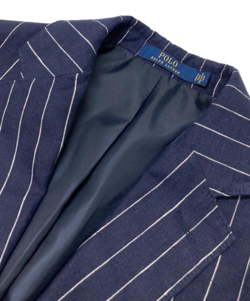 POLO RALPH LAUREN（ポロ・ラルフローレン）POLO RALPH LAUREN (ポロ・ラルフローレン) テーラードジャケット ネイビー サイズ:XSの古着・服飾アイテム