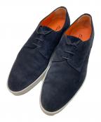 Santoniサントーニ）の古着「スウェードシューズ」｜ネイビー