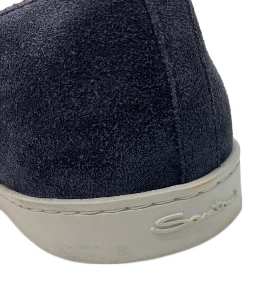 Santoni（サントーニ）Santoni (サントーニ) スウェードシューズ ネイビー サイズ:UK5の古着・服飾アイテム
