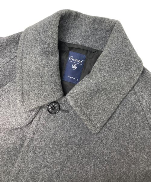 ORCIVAL（オーシバル）ORCIVAL (オーシバル) ウールライトモッサ ミドルコート グレー サイズ:5の古着・服飾アイテム