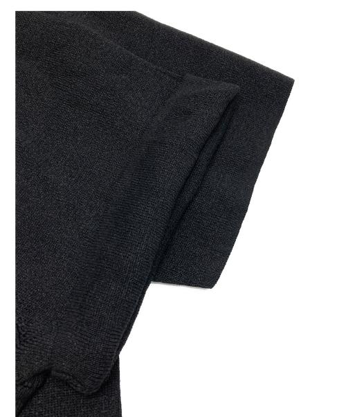 NKNIT（エヌニット）NKNIT (ンニット) 半袖ニット ブラック サイズ:不明（実寸参照）の古着・服飾アイテム