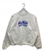 ADER errorアーダーエラー）の古着「error LONG S SWEAT SHIRT」｜グレー