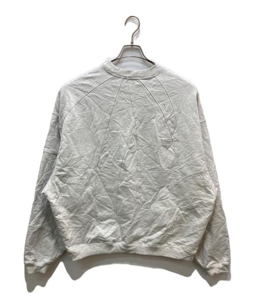 ADER error（アーダーエラー）ADER error (アーダーエラー) error LONG S SWEAT SHIRT グレー サイズ:XLの古着・服飾アイテム