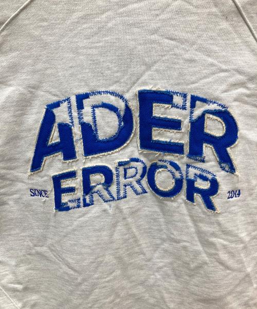 ADER error（アーダーエラー）ADER error (アーダーエラー) error LONG S SWEAT SHIRT グレー サイズ:XLの古着・服飾アイテム